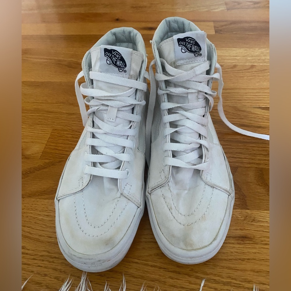 Used Hightop White Vans